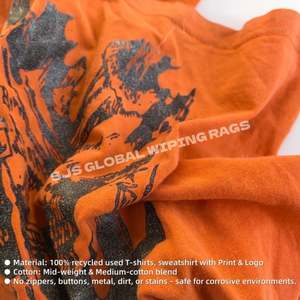 Trapos de Algodón de Color Negro para Limpieza Industrial, Trapos para Limpiar Máquinas de Forma Eficiente - Product Image 4