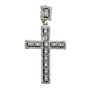 Men's Luxury 925 Sterling Silver Hip Hop Pendant Gold Plated VVS Moissanite Diamond Unique Design with Luxury Pendants & <b>Charms</b> - Product Image 5