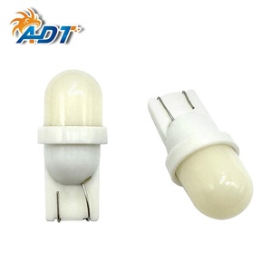 ไฟกระพริบช้า ADT 4 วินาที 2 หลอด LED 2835 SMD ขนาดเส้นผ่านศูนย์กลาง 10 มม. ให้แสงนุ่มนวล # 555 T10 194 ไฟ LED สีขาวอุ่น 6V AC สำหรับเครื่องเกม - Product Image 1