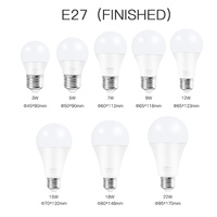 Bombilla LED E27 B22 de 3W 5W 7W 9W 12W 15W 18W, Lámpara LED, Foco LED, Materia Prima SKD para Bombillas LED