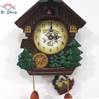 Jam Dinding Analog Quartz Musik Natal Desain Art Deco 12 Inci Bertenaga Baterai Dekorasi Rumah Hadiah Promosi