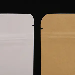 Wholesale Food Packaging Kraft Paper Pouch Brown Kraft Paper Bags Gravure Printing Custom Kraft Paper Bags For Creps Recyclable