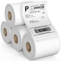 Papel Autoadhesivo Térmico Directo para Etiquetas de Envío Personalizadas y Códigos de Barras Promocionales de Alta Calidad