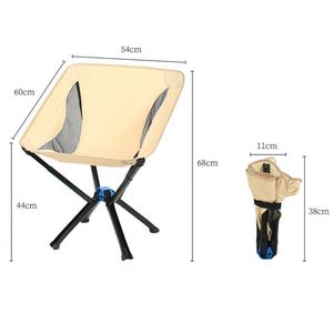 Nouvelle chaise de camping pliante en alliage d'aluminium à ouverture rapide, moderne, pour l'extérieur, grande taille, pratique - Product Image 4