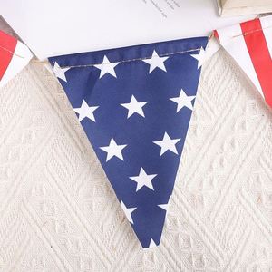 Drapeaux promotionnels personnalisés FT, drapeaux américains, bannières, polyester à double couture, mât en aluminium, pour l'extérieur, fête de l'Indépendance - Product Image 4