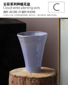 <span class=keywords><strong>Peinture</strong></span> à l'huile couleur rétro haut de gamme en céramique plantation Pot de fleur pièce décorative pour maison d'hôtes hôtel comptoir et balcon - Product Image 3