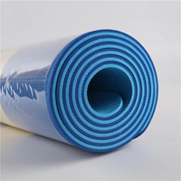 Tapis de yoga en TPE écologique personnalisés en gros, durables, avec logo personnalisé, 4 mm, 6 mm, 8 mm, Esterillas De Yoga