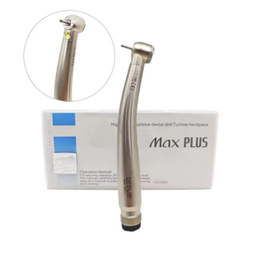 Pieza de mano dental 4 agujeros Cojinete de cerámica en aerosol Max Plus Botón pulsador LED Pieza de mano estándar de alta velocidad Turbina de aire Contra ángulo - Product Image 6