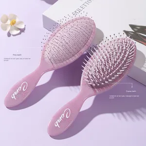 Lược tạo kiểu tóc cao cấp dành riêng cho nữ, lược hình oval cổ điển có đệm, dùng để massage, bền, kiểu dáng thời trang, dùng tại nhà, họa tiết Totem - Product Image 3