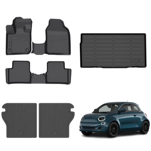 Alfombrillas 5D para Auto, Alfombra Interior de Alta Calidad para Asientos Traseros, para <span class=keywords><strong>Fiat</strong></span> 500e 2025-2026, Gran Venta - Product Image 1