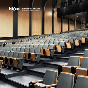 Hoze HS-1203-2โรงภาพยนตร์โรงภาพยนตร์เชิงพาณิชย์ที่ทันสมัยพับได้ตามหลักสรีรศาสตร์ทนทานสะดวกสบายเป็นมิตรกับสิ่งแวดล้อมอลูมิเนียมอัลลอย - Product Image 3