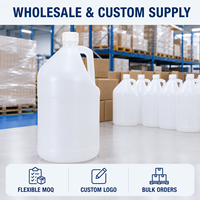Bouteille en plastique HDPE de 1 gallon (4 litres) pour bidon Boston, avec couvercle pour lait, épaisseur 1 mm, qualité alimentaire, empilable, conteneur laitier, vente en gros
