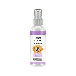 OEM/ODM Eco-Friendly Plastic <strong>Dog</strong> Pet Mouth <strong>Spray</strong> Antifungal Breath Fights Gum Disease Oral Cavity <strong>Cleaning</strong> <strong>Teeth</strong> Deodorant <strong>Spray</strong> - Product Image 1