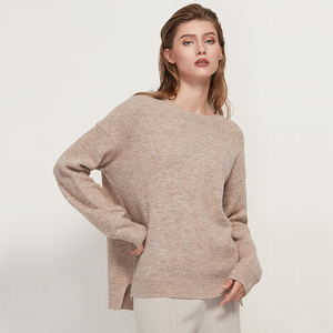 Custom <strong>Women's</strong> 100% Cashmere Sweater O Neck Pullover Sweater Batwing <strong>Long</strong> Sleeve Knitted <strong>Jumpers</strong> <strong>for</strong> <strong>Women</strong> - Product Image 2