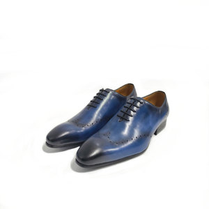 <span class=keywords><strong>Eleganti</strong></span> Scarpe Brogue da <span class=keywords><strong>Uomo</strong></span> in Vera Pelle Fatte a Mano Scarpe <span class=keywords><strong>Eleganti</strong></span> Invernali con Lacci per Matrimoni e Feste Zapatos De Vestir Para Hombre - Product Image 2