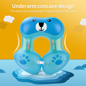 Offre Spéciale 0-3 ans bleu anti-roulis et anti-étouffement bébé aisselles anneau <span class=keywords><strong>flotteur</strong></span> bouée de bain <span class=keywords><strong>gonflable</strong></span> - Product Image 4