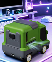Nouvelle Voiture Balayeuse Télécommandée Mini 2026, Voiture Jouet RC pour Enfants, Robot Nettoyeur de Bureau, Voiture Robot Populaire sur TikTok, Cadeau d'Anniversaire pour Garçons et Filles