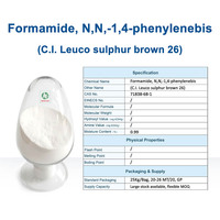 Formamida, N,N,-1,4-Fenilenaabis / Cas 71838-68-1 C.I. Leuco Sulfur Coklat 26