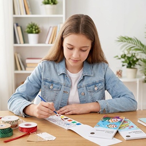 Ensemble de livres de peinture à l'<span class=keywords><strong>aquarelle</strong></span> en gros, impression personnalisée, sûr et non toxique, ensemble de peinture pour enfants, livre d'<span class=keywords><strong>aquarelle</strong></span> - Product Image 5