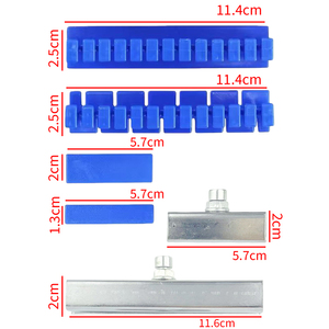 Outils professionnels universels pour la réparation <span class=keywords><strong>de</strong></span> carrosserie automobile : languettes <span class=keywords><strong>de</strong></span> colle en aluminium et plastique, patins bleus pour marteau à inertie et extracteur en T - Product Image 3