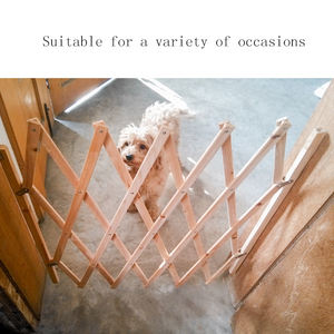 Pagar anjing lipat bambu pabrikan pagar pelindung hewan peliharaan dapat diperbesar memberikan keamanan dan perlindungan untuk anjing - Product Image 3