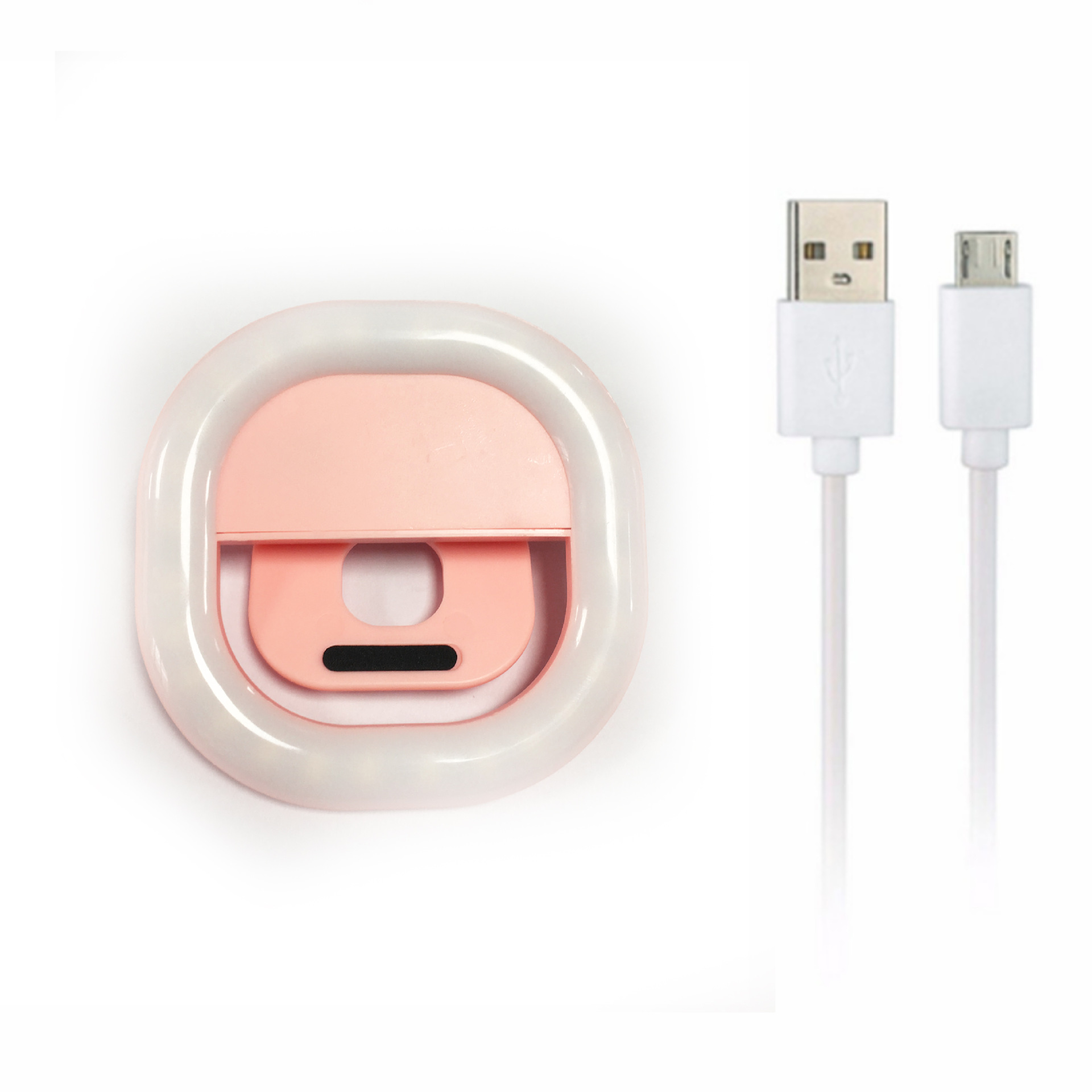 Популярный товар 2023 года, светодиодный настольный светильник для селфи с функцией вызова мобильного телефона и Usb-интерфейсом