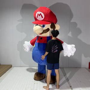 Disfraz Inflable Gigante <span class=keywords><strong>de</strong></span> <span class=keywords><strong>Super</strong></span> <span class=keywords><strong>Mario</strong></span> <span class=keywords><strong>de</strong></span> 2.6m, Traje Inflable <span class=keywords><strong>de</strong></span> <span class=keywords><strong>Mario</strong></span> <span class=keywords><strong>Bros</strong></span> Rojo para Halloween y Carnaval, MOQ 1 Pieza - Product Image 5