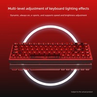 [OEM/ODM] Keyboard Gaming Mekanik MTK68 Gasket Hot-swap RGB Backlight Keyboard Kabel dengan Cetakan/Bahasa/Logo/Kemasan Kustom