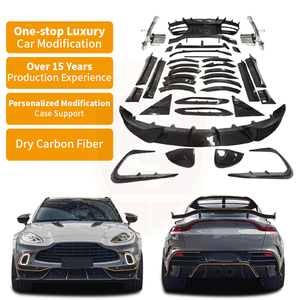 Kit carrosserie MSY Style en fibre de carbone sèche pour <span class=keywords><strong>Aston</strong></span> <span class=keywords><strong>Martin</strong></span> DBX : Ensemble pare-chocs avant, aérations d'ailes, extensions de passage de roue, coques de rétroviseurs - Product Image 1