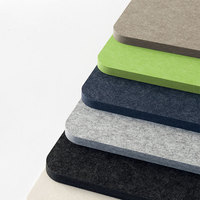 Isolation phonique décorative écologique Panneau en feutre PET Panneau acoustique en polyester insonorisé