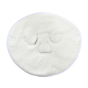 Coral Fleece Face Towel 23x25cm <b>Hot</b> <b>Cold</b> Compress Moisturizing Beauty Use - Product Image 5