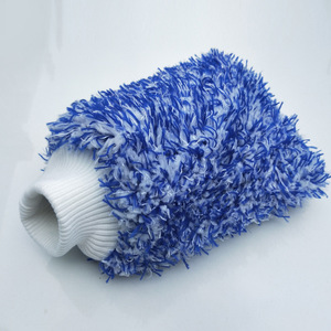 Guante de Lavado de Autos de Chenilla, 18x28cm, de Fibra Larga de Coral, para Limpieza de Automóviles, Marca Friend Car Washing Supplies - Product Image 2