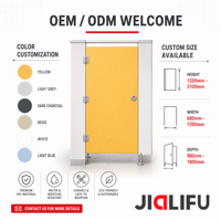 Cloisons de toilettes commerciales Jialifu pour bureaux et salles de bain