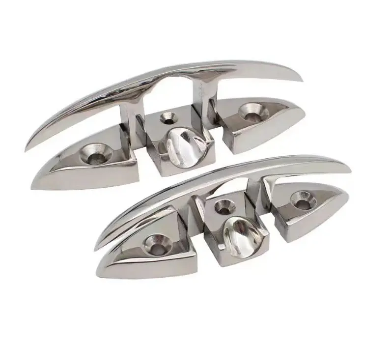 8 inch Marine boat Stainless Steel 316 Flip up Folding boat cleat
