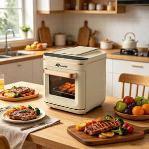 Anbolife Friteuse à vapeur 15L avec fenêtre de visualisation en verre, écran tactile, OEM ODM, CE CB, Vente en <span class=keywords><strong>gros</strong></span> à prix réduit - Product Image 4