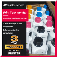 Encres Zoomjet de haute qualité à solvant écologique / par sublimation / DTF / UV CMYK 4 couleurs en bouteille de 1000 ml pour imprimantes Xp600/I3200