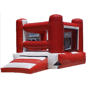 Couleurs pastel légères de qualité commerciale sautant le château de la maison gonflable - Product Image 2