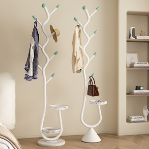 Porte-manteau moderne en métal sur pied pour chambre et salon, mobilier de maison - Product Image 3