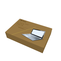 Boîte d'emballage vide personnalisée pour ordinateur portable, boîte d'expédition pour ordinateur avec logo, boîte en carton ondulé pour l'électronique grand public