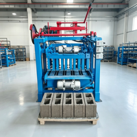 Machine à briques de ciment entièrement automatique de type 4-35, machine à former des blocs de pavage utilisée sur les chantiers de construction résidentielle