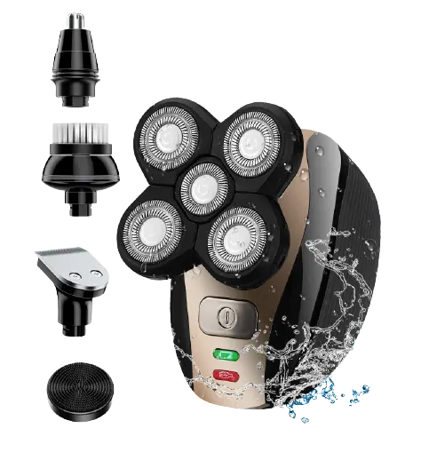4D LK1800 USB Rechargeable Multifunction Waterproof 5 Heads Shaver Best Electric Razor For Men Hair Shaver Sets