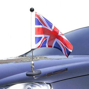 Drapeau de voiture miniature personnalisable, décoration de drapeau mondial, matériau en fibre de verre, fanion numérique en polyester et plastique, personnalisation bienvenue - Product Image 1