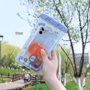 Pochette de Téléphone Étanche Flottante Universelle Mignonne Sac Sec Transparent IP68 Étui de Téléphone Étanche avec Sangle de Taille pour iPhone <span class=keywords><strong>Samsung</strong></span> - Product Image 5