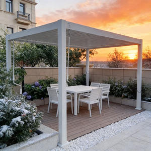 Kits de <span class=keywords><strong>pergola</strong></span>, couvertures de véranda de jardin, <span class=keywords><strong>prix</strong></span> des pergolas et des tonnelles, toits <span class=keywords><strong>à</strong></span> lames orientables pour l'extérieur - Product Image 1