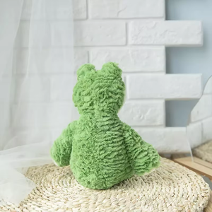 ตุ๊กตากบยัดไส้ตัวใหญ่สีเขียวแบบกำหนดเองตุ๊กตาผ้ากำมะหยี่ขนนุ่มน่ารักสำหรับเป็นของขวัญสำหรับเด็ก - Product Image 5