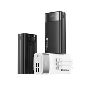30000mah Power Bank PD22.5w Charge Rapide 4USB Type-C Sortie Chargeur Grande <span class=keywords><strong>Capacité</strong></span> Avec Câble Affichage Numérique <span class=keywords><strong>Batterie</strong></span> <span class=keywords><strong>Externe</strong></span> - Product Image 5