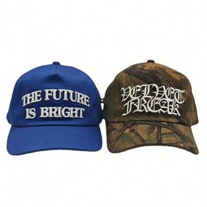 Gorras Personalizadas OEM de 5 Paneles con Logotipo Bordado, Gorras de Papá sin Estructura, Gorras Snapback con Visera Curva - Product Image 2