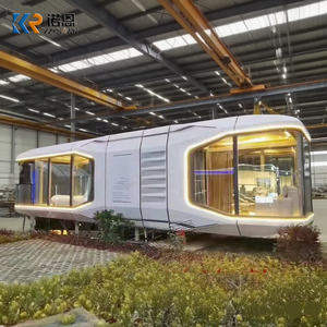 Modulo Hotel Capsula Spaziale con Illuminazione LED per Alloggi in Parchi a Tema - Product Image 5