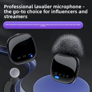 ไมโครโฟนไร้สายคู่ R8 แบบ Lavalier ใช้ได้กับ iPhone และ Android พร้อมระบบตัดเสียงรบกวน สำหรับการถ่ายทอดสดกลางแจ้งและการบันทึกเสียง - Product Image 2