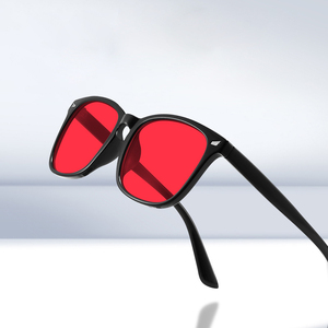 <span class=keywords><strong>2025</strong></span>新作ファッションライスネイルトレンド睡眠レンズアンチブルー抗紫外線抗放射線レッドフレームメガネ - Product Image 1
